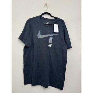 Nike Mens T Shirt Top Size XL Black Essential Cotton Crew Neck Short Sleeve